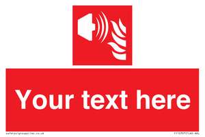 Custom Fire: Fire alarm sounder